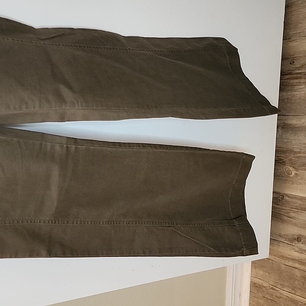 The Limited Khaki Pants Wide Leg, Olive Green, Size 4 - Picture 5 of 13
